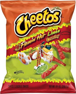 Cheetos Flamin Hot Crunchy Limon 240g - America