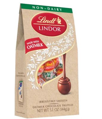 Lindt Lindor Oatmilk Non-Dairy Chocolate Truffles (144g) - America