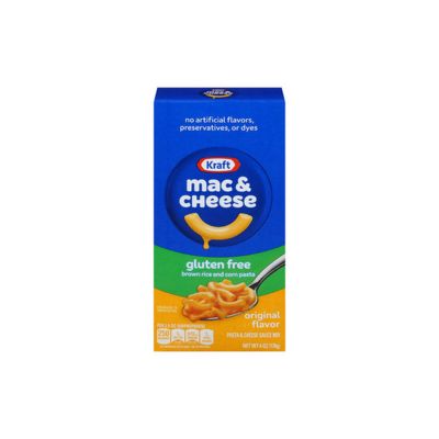 Kraft Macaroni & Cheese Gluten Free Pasta & Cheese Sauce Mix (170g) - America