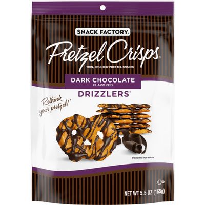 Snack Factory Pretzel Crisps Dark Chocolate Crunch 155g - America