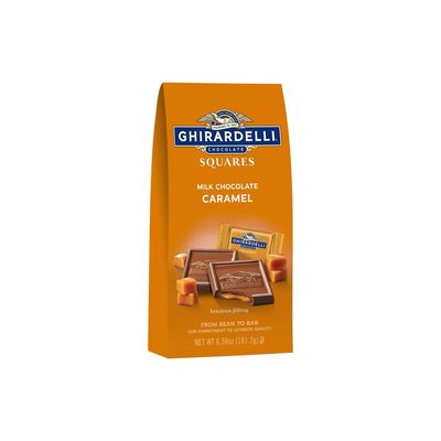 Ghirardelli Chocolate Squares Milk Chocolate Caramel Bag (181g) - America