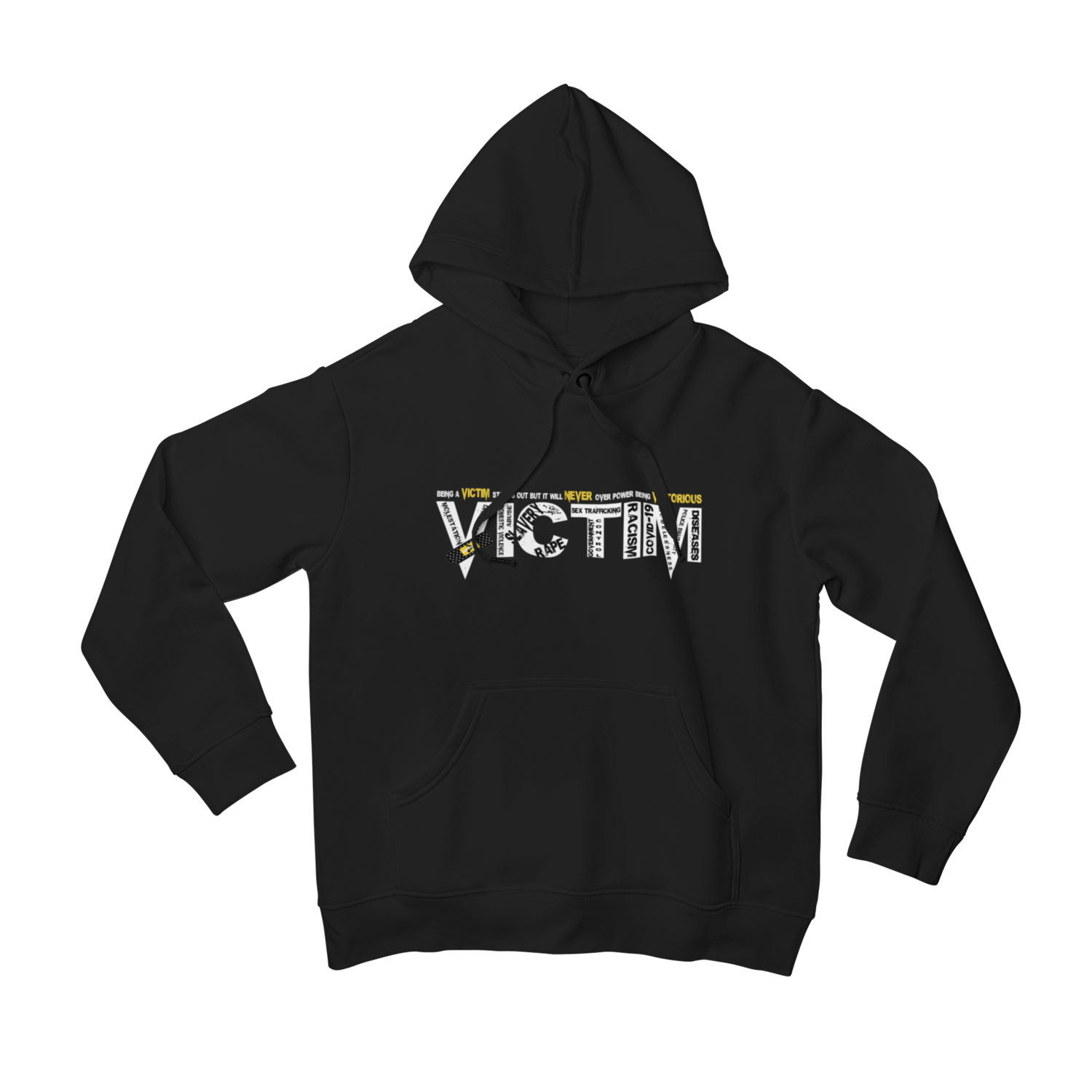 Caution Victim Hoodie