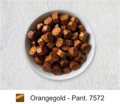 Pearl Sealing Wax - Orange-Gold