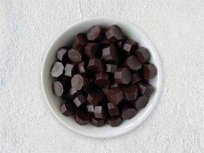 Sealing Wax Beads in Glass Bottle - Espresso