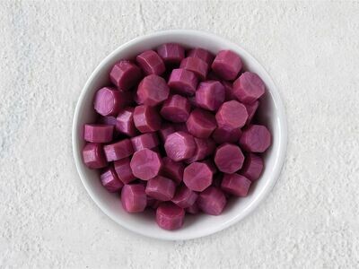 Sealing Wax Beads in Glass Bottle - Fuchsia