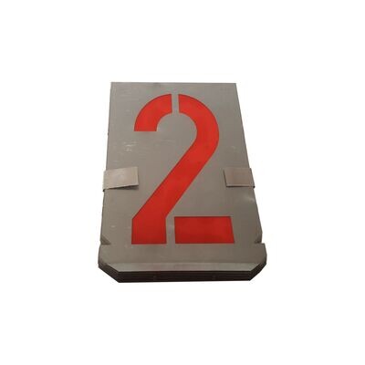 Zinc Numbers Stencil Set