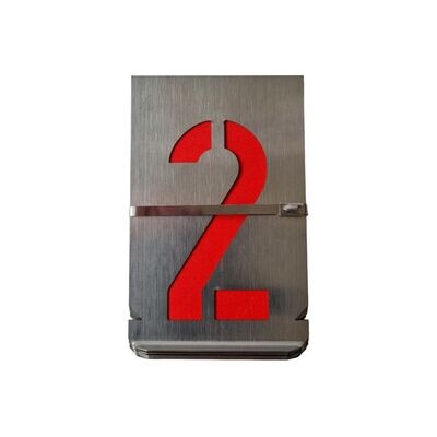 Pochoirs en inox - Jeu de chiffres 0-9