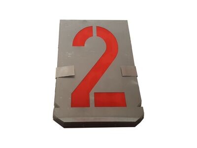Pochoirs feuilles de zinc - Jeu de chiffres 0-9