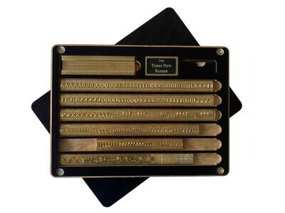 Jeu de 260 Lettres / Chiffres en laiton