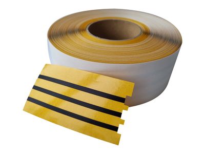 Black ribbon tear strip/tear tape "Deluxe"