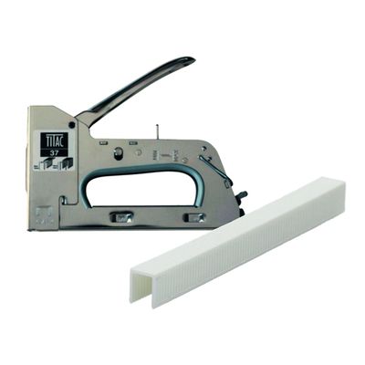 Plastic Staples and Stapling Machines for Wood
