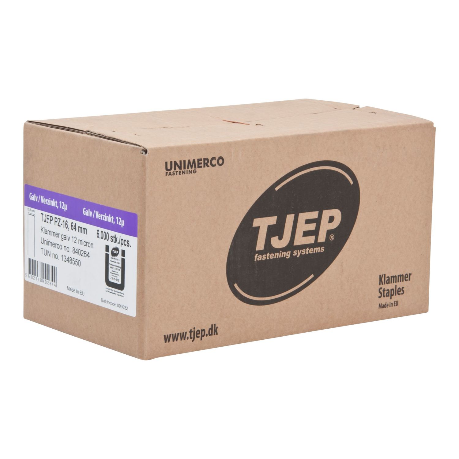 Staples Tjep PZ-16/64 12µ galvanized - 840264