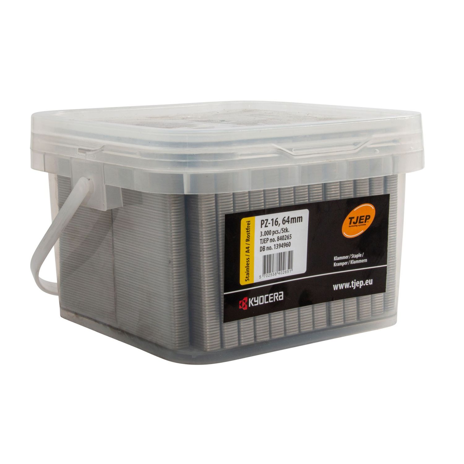 Staples Tjep PZ-16/64 A4 stainless steel - 840265
