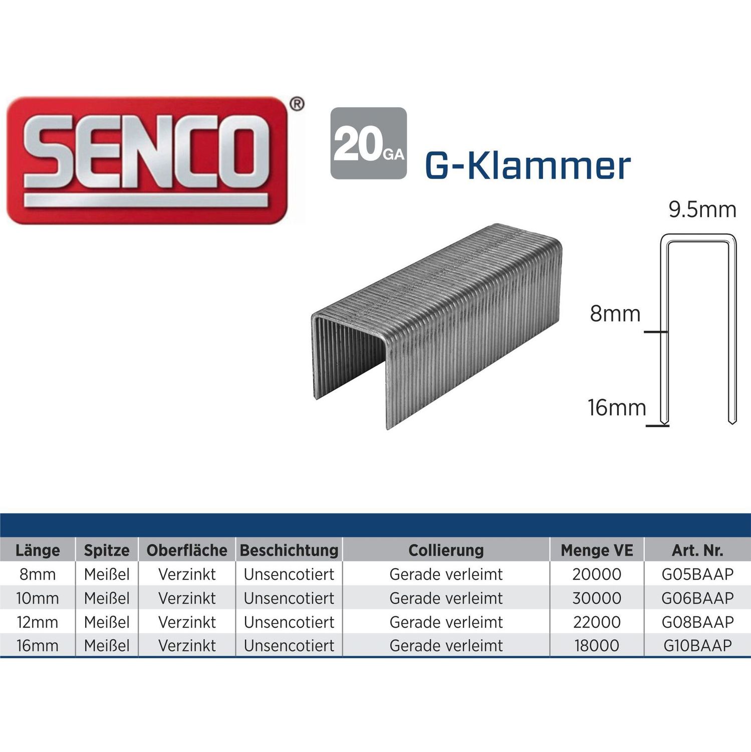 Staples Senco G08BAAP