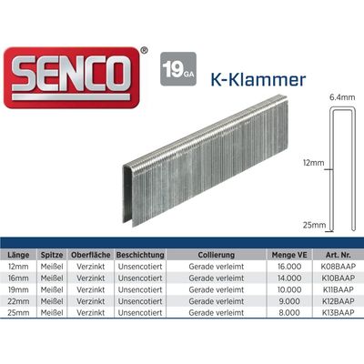 Staples Senco K08BAAP galvanised