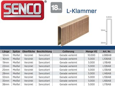 Staples Senco L08BAB galvanised