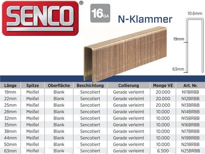 Staples Senco N11BABB galvanised