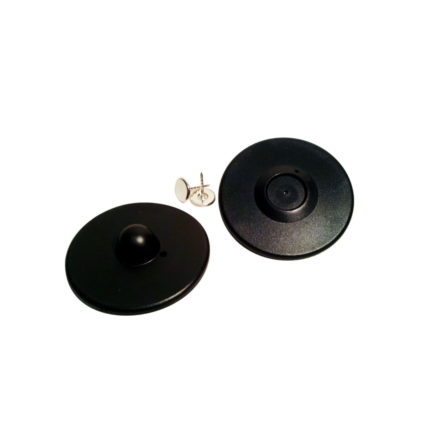 Anti theft hard tag - Round R58 black- RF 8.2 MHz