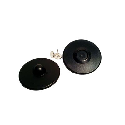Anti theft hard tag - Round R58 black- RF 8.2 MHz