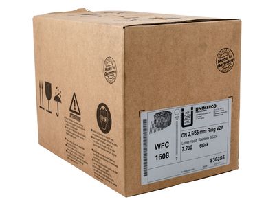 Tjep CN 25/55 Coil Nail - 2.5 x 55 - Stainless Steel