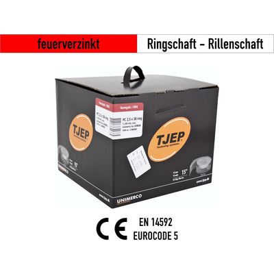 Tjep Coil Nails PC - plastic collated - hot dip galvanized