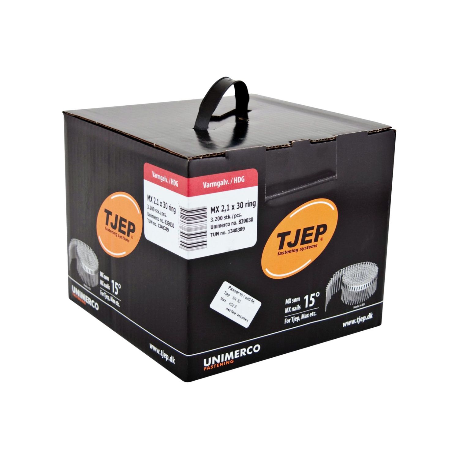 Tjep MX 21/30 Coil Nail - 2.1 x 30 - hot dip galvanized