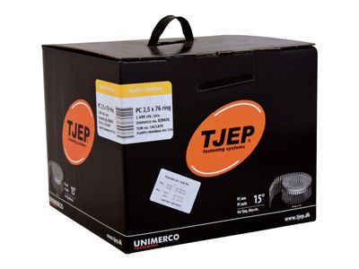 Tjep Coil Nails PC 25/76 - plastic collated - V4A stainless steel