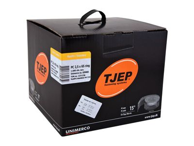 Tjep Coil Nails PC 25/65 - plastic collated - V4A stainless steel
