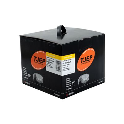 Tjep Coil Nails PC 25/55 - plastic collated - V2A stainless steel