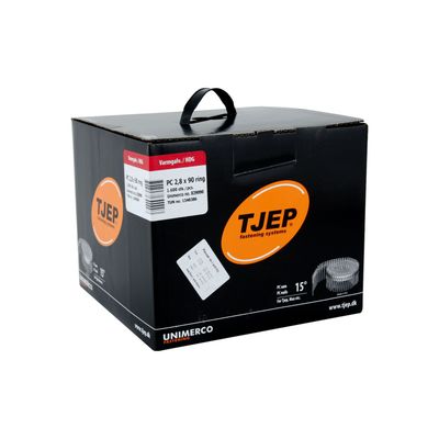 Tjep Coil Nails PC 28/90 - plastic collated - hot dip galvanized