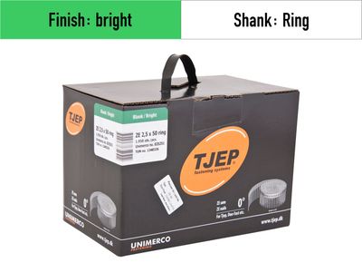 Tjep ZE 25/50 - 835251 - coil nails bright