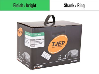 Tjep ZE 25/45 - 835245 - coil nails bright