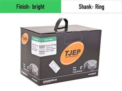 Tjep ZE 25/75 - 835275 - coil nails bright