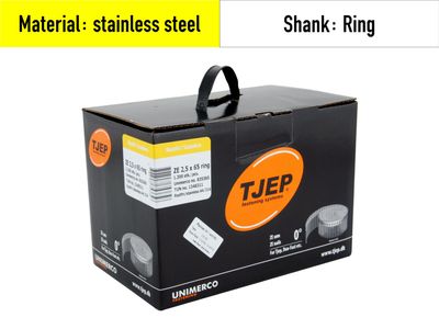 Tjep ZE 25/65 - 835365 - coil nails V4A stainless steel