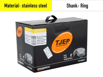 Tjep ZE 25/75 - 835375 - coil nails V4A stainless steel
