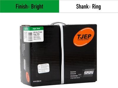 Tjep GR Strip Nails - Bright - Ring shank