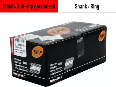 Tjep GF Strip Nails - hot-dip galvanized - Ring shank