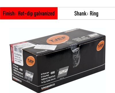 Tjep GF 25/50 Strip Nails - 833051 - hot-dip galvanized - Decra black