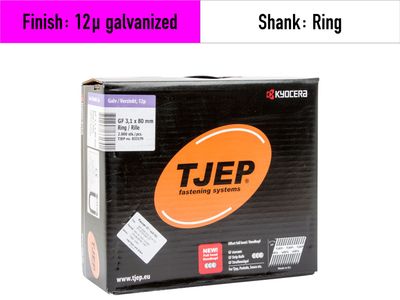 Tjep GF 31/80 Strip Nails - 833090 - 12µ galvanized