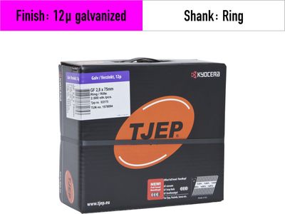 Tjep GF 28/75 Strip Nails - 833175- 12µ galvanized