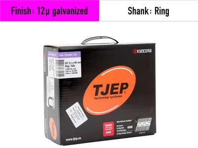 Tjep GF 31/90 Strip Nails - 833187 - 12µ galvanized - smooth shank