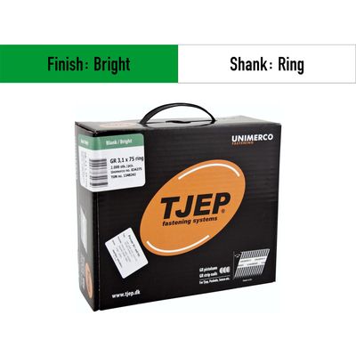 Tjep GR 31/75 Strip Nails - 834275 - bright - ring shank