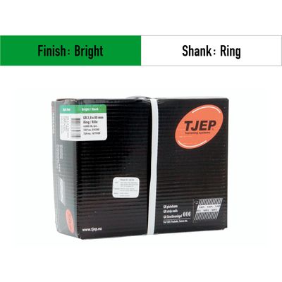 Tjep GR 28/80 Strip Nails - 834380 - bright - ring shank