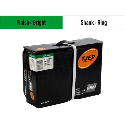Tjep GR 28/70 Strip Nails - 834370 - bright - ring shank