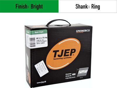 Tjep GR 31/75 Strip Nails - 834275 - bright - ring shank
