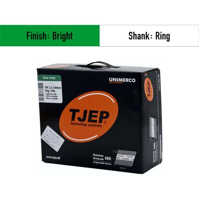 Tjep GR 31/80 Strip Nails - 834284 - bright - ring shank