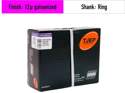 Tjep GR 28/63 Strip Nails - 834563 - 12µ galvanized - ring shank