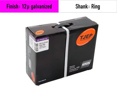 Tjep GR 28/75 Strip Nails - 834575 - 12µ galvanized - ring shank