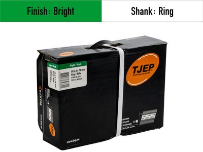 Tjep GR 28/70 Strip Nails - 834370 - bright - ring shank