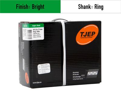 Tjep GR 31/90 Strip Nails - 834390 - bright - ring shank